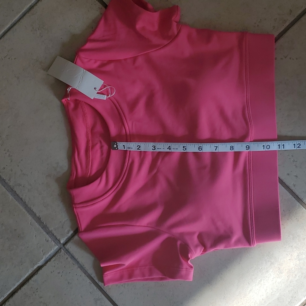 NWT- Hot pink crop top
